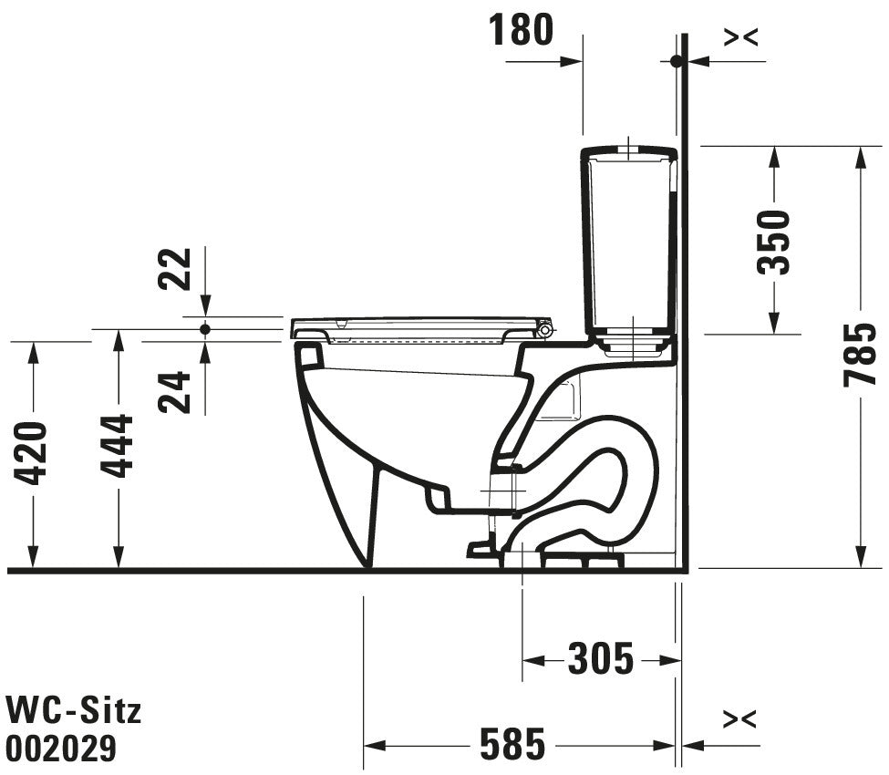 Duravit ME by Starck Toilet seat