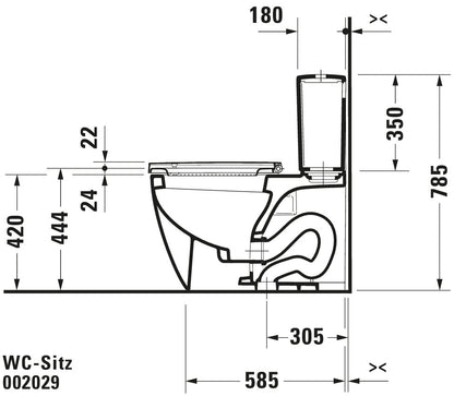 Duravit ME by Starck Toilet seat