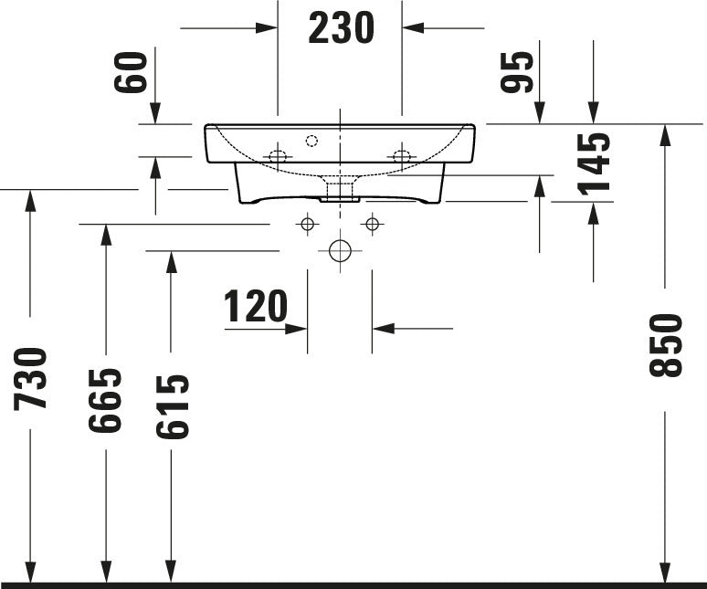 Duravit Duravit No.1 Hand basin