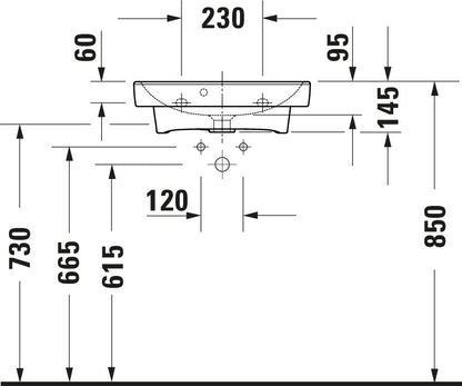 Duravit Duravit No.1 Hand basin
