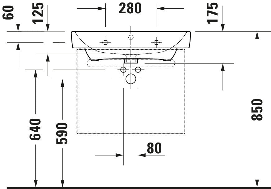 Duravit Duravit No.1 Washbasin