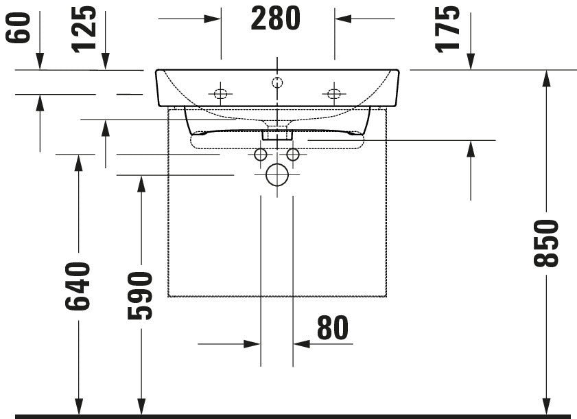 Duravit Duravit No.1 Washbasin