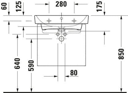 Duravit Duravit No.1 Washbasin