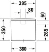 Duravit ME by Starck Toilet Tank #093820