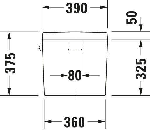 Duravit D-Code Cistern