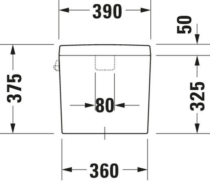 Duravit D-Code Cistern