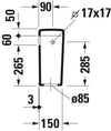 Duravit D-Code Cistern
