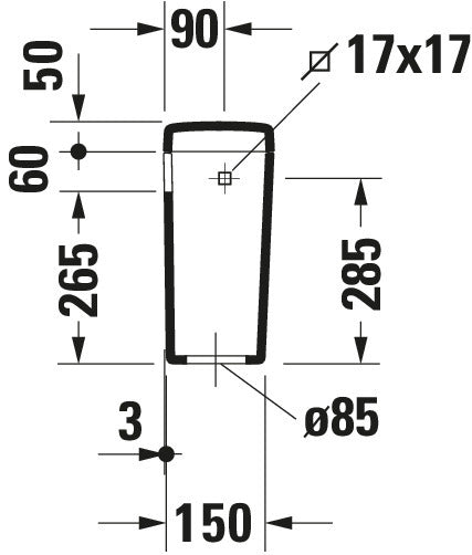 Duravit D-Code Cistern