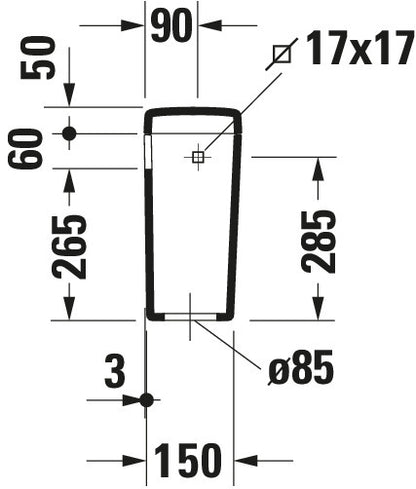 Duravit D-Code Cistern