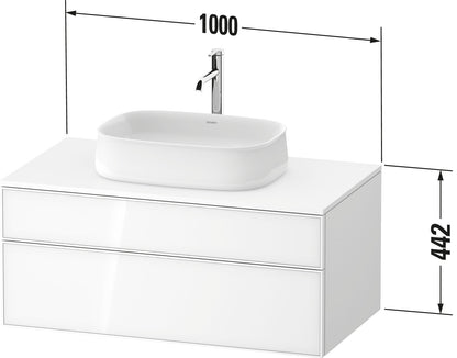 Duravit Zencha Console vanity unit wall-mounted