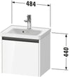Duravit Ketho.2 Vanity unit wall-mounted