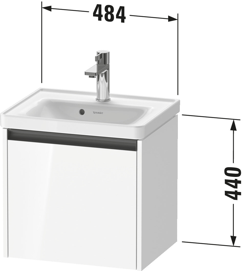 Duravit Ketho.2 Vanity unit wall-mounted