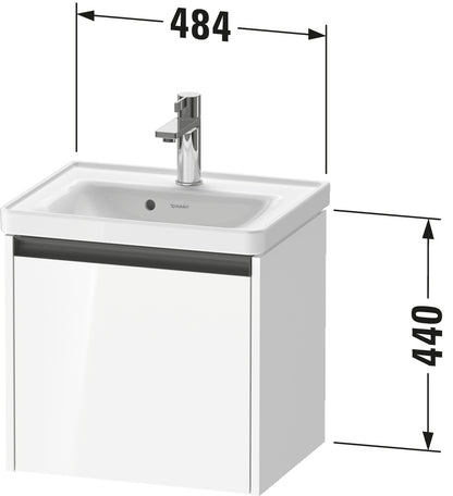 Duravit Ketho.2 Vanity unit wall-mounted