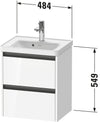 Duravit Ketho.2 Vanity unit wall-mounted