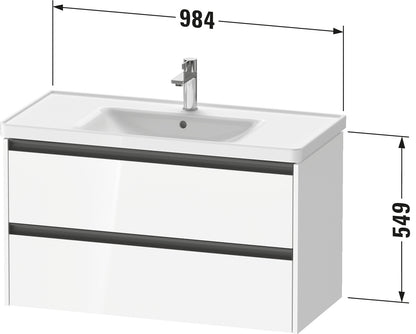Duravit Ketho.2 Vanity unit wall-mounted