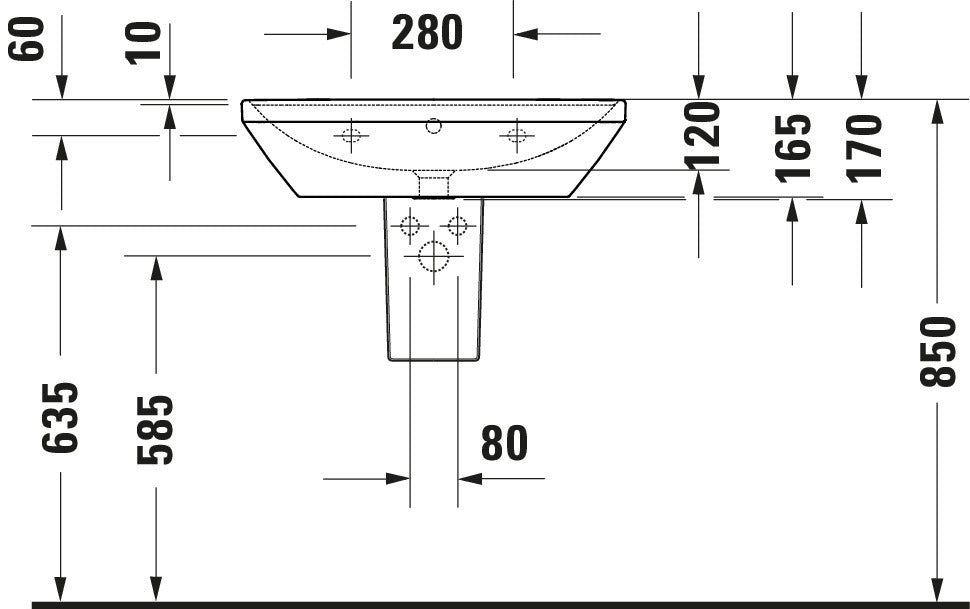 Duravit D-Neo Washbasin