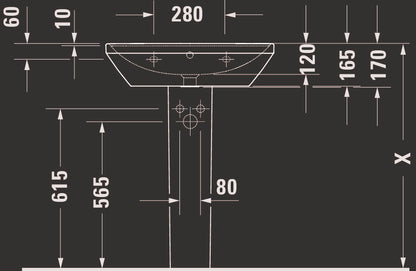 Duravit D-Neo Washbasin