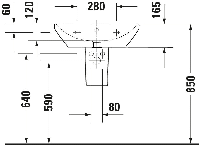 Duravit D-Neo Washbasin