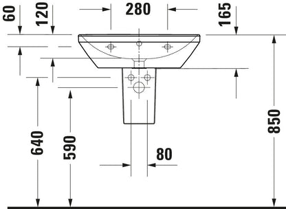 Duravit D-Neo Washbasin