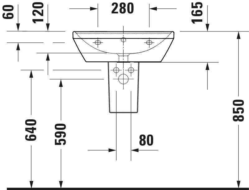 Duravit D-Neo Washbasin