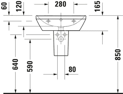 Duravit D-Neo Washbasin