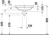 Duravit Duravit No.1 Built-in basin