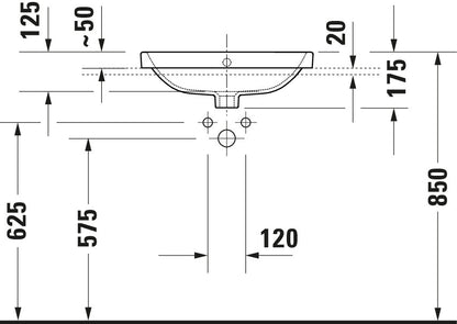 Duravit Duravit No.1 Built-in basin