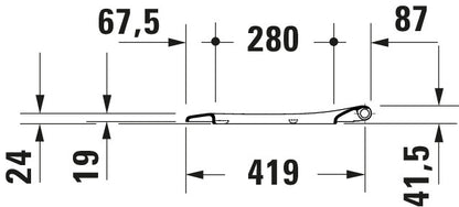 Duravit D-Neo Toilet seat #002169