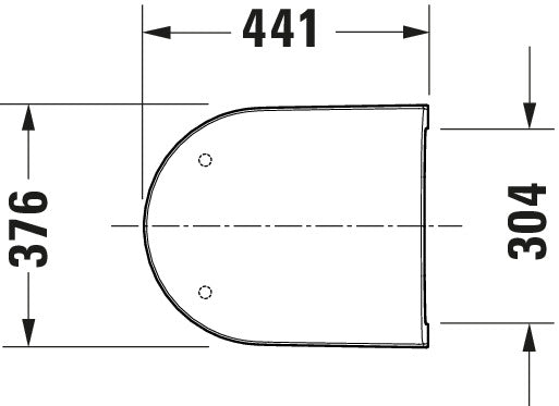 Duravit D-Neo Toilet seat #002169
