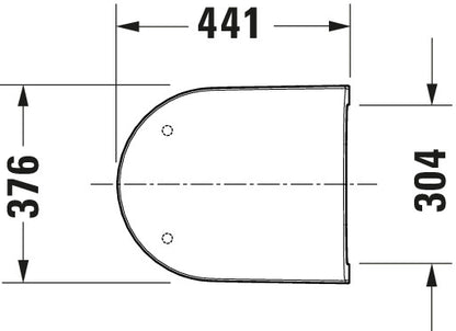 Duravit D-Neo Toilet seat #002169