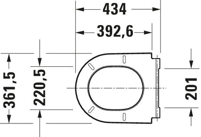 Duravit D-Neo Toilet seat #002161