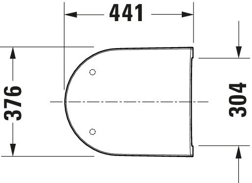 Duravit D-Neo Toilet seat #002161