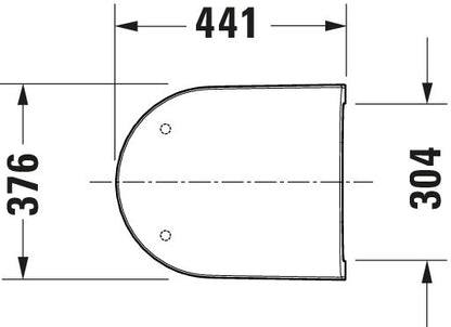 Duravit D-Neo Toilet seat #002161