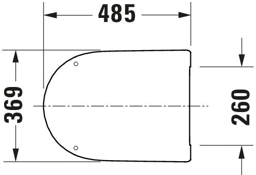 Duravit Qatego Toilet seat