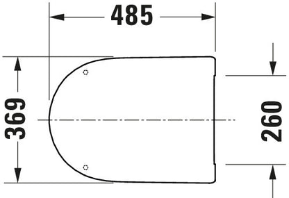 Duravit Qatego Toilet seat
