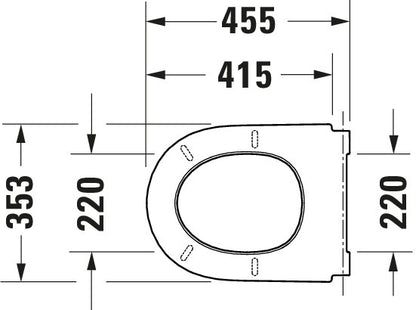 Duravit Qatego Toilet seat