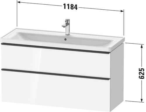 Duravit D-Neo Vanity unit wall-mounted