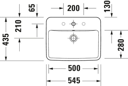 Duravit Duravit No.1 Built-in basin