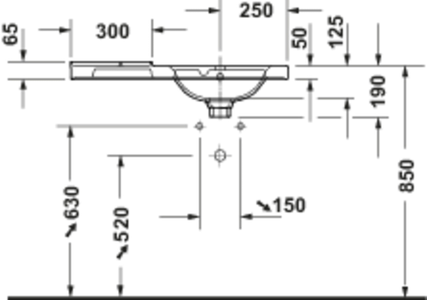 Duravit Aurena Washbasin