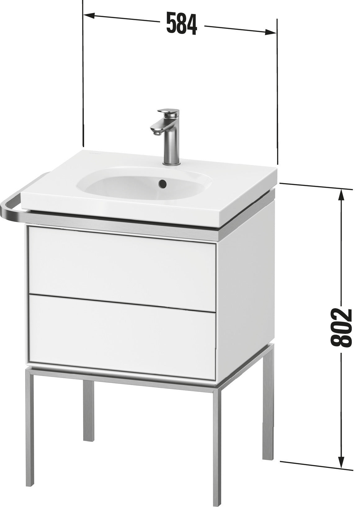 Duravit Aurena Vanity unit floorstanding