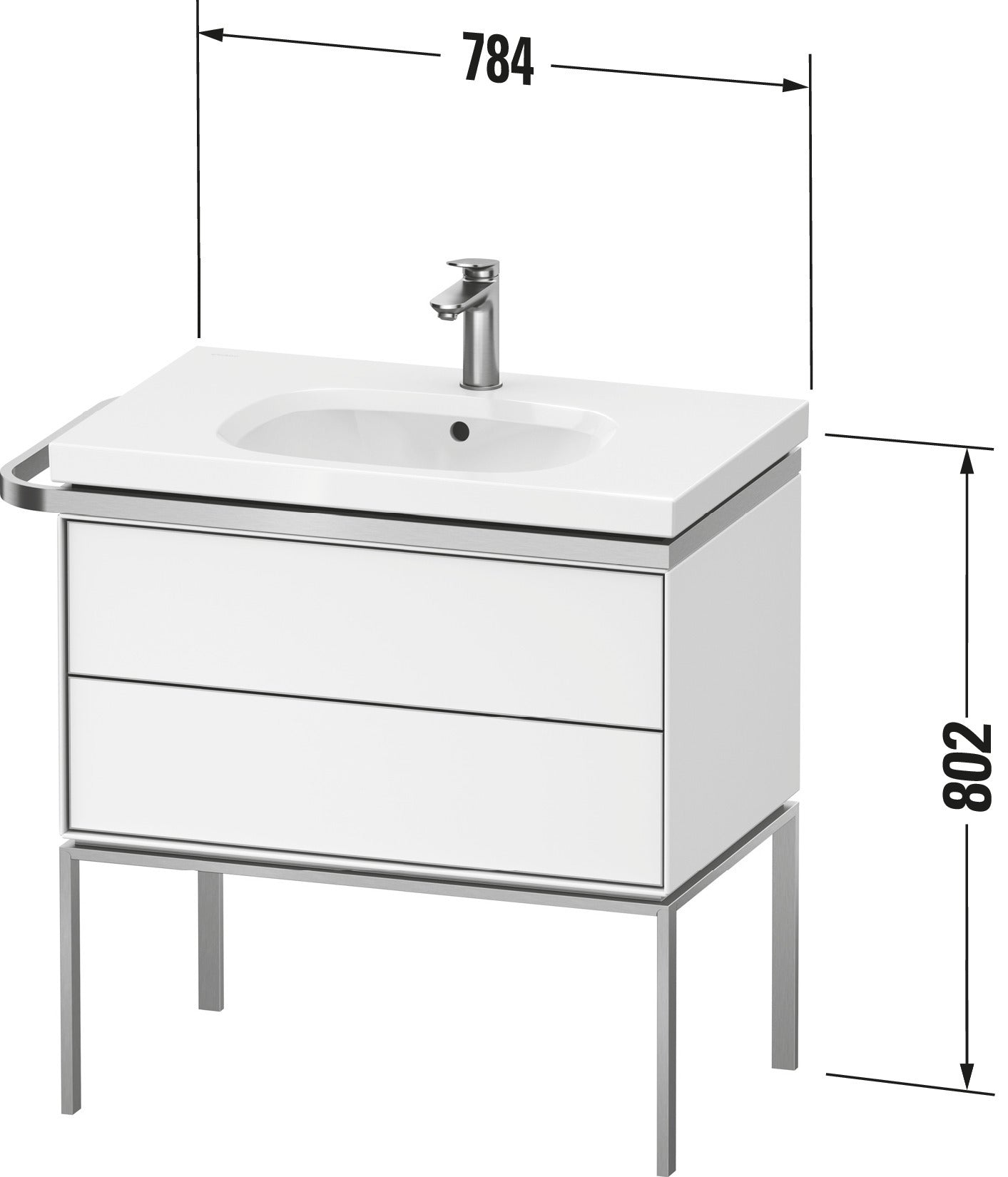 Duravit Aurena Vanity unit floorstanding