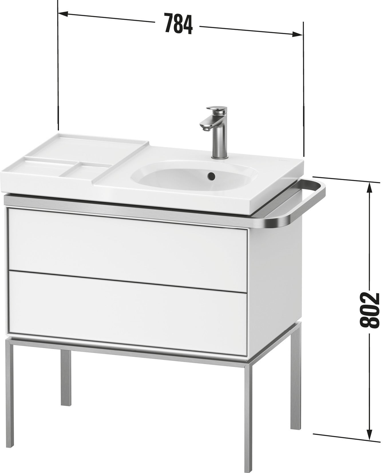 Duravit Aurena Vanity unit floorstanding