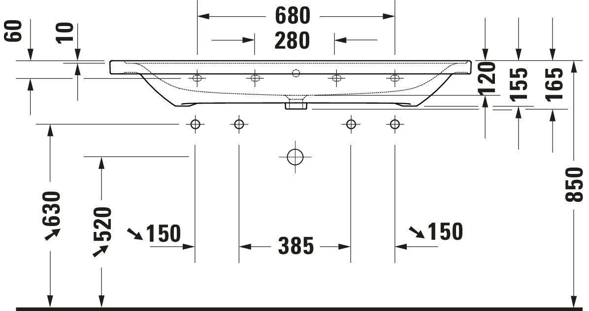 Duravit D-Neo Washbasin