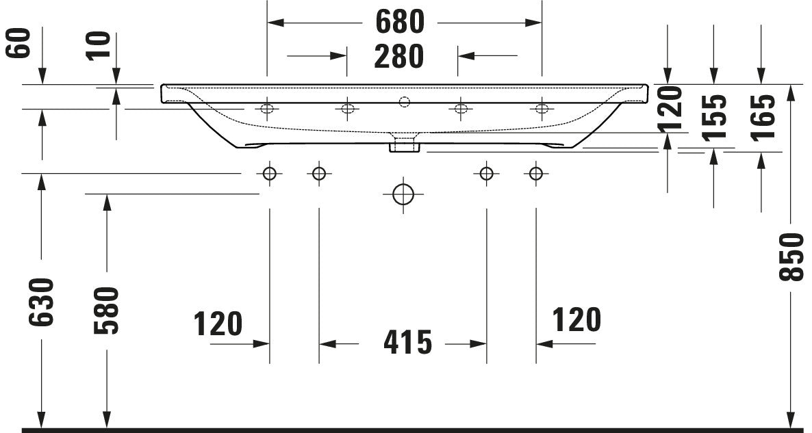 Duravit D-Neo Washbasin