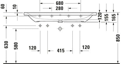 Duravit D-Neo Washbasin