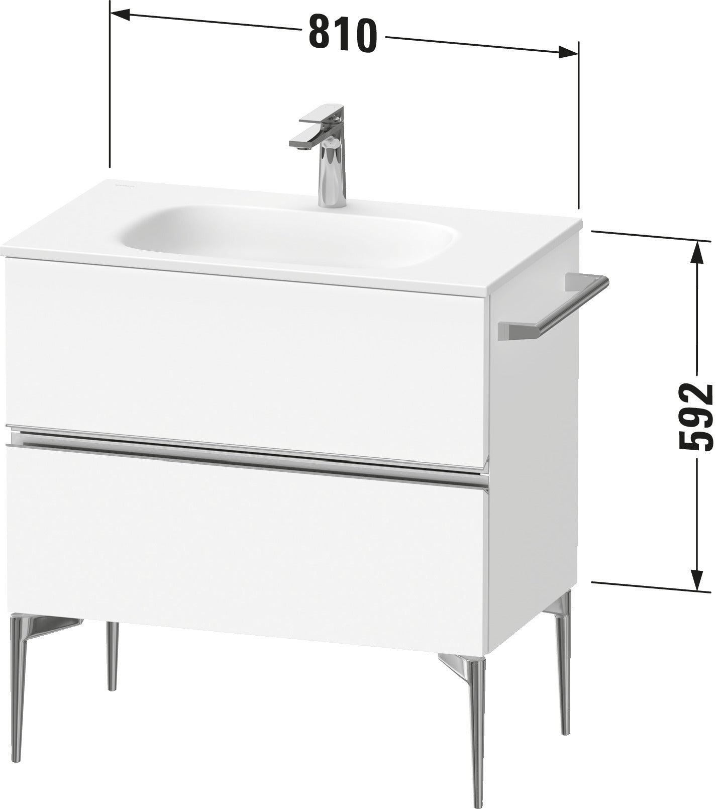 Duravit Sivida Vanity unit floorstanding