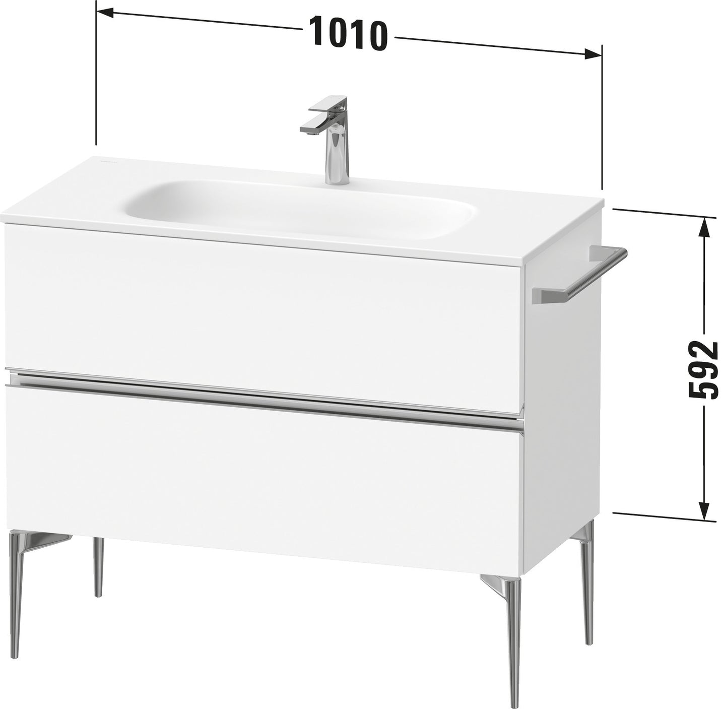 Duravit Sivida Vanity unit floorstanding