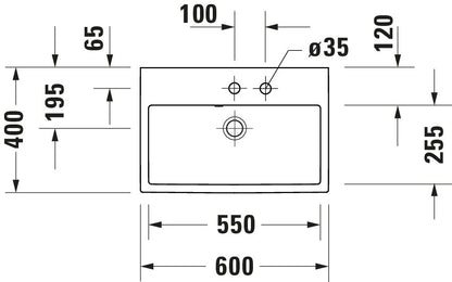 Duravit Vero Air Washbasin Compact