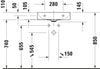 Duravit DuraSquare Washbasin Compact