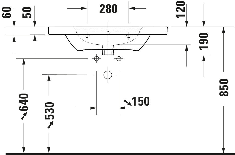 Duravit Aurena Washbasin